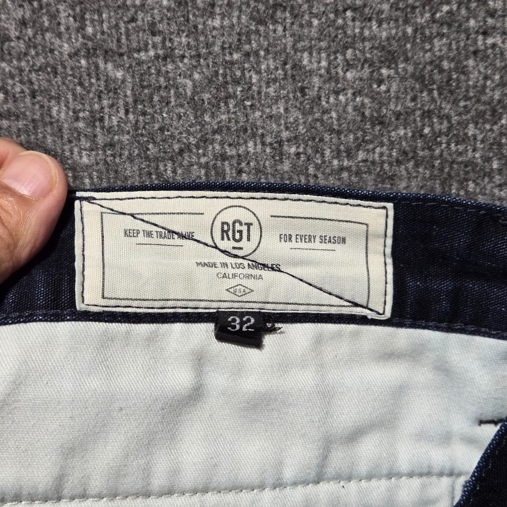 ROGUE TERRITORY RGT Officer Trousers Slim Taper Indigo Selvedge Size 34 X 31 - Picture 10 of 12